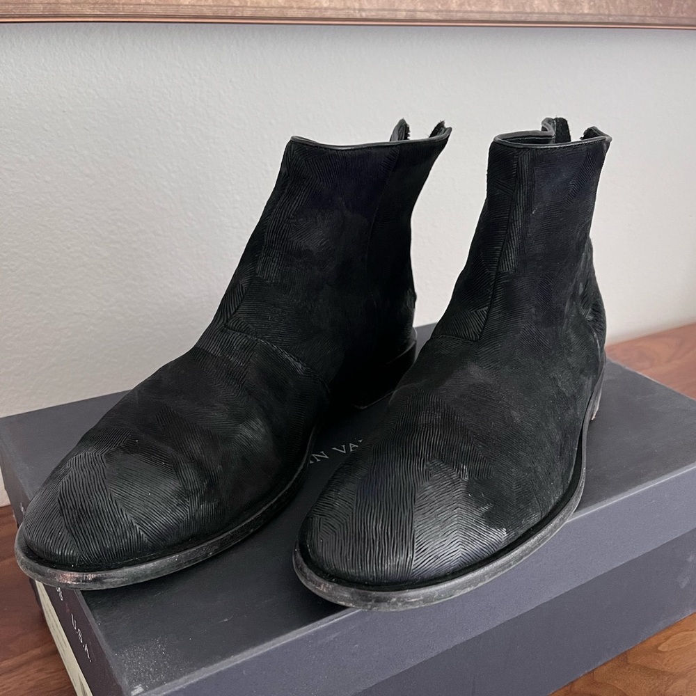 John Varvatos U.S.A - NYC Back Zip Boot size 7.5